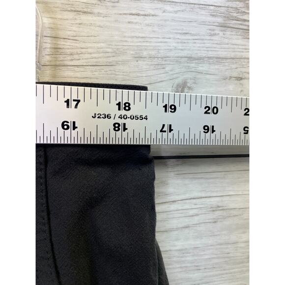 Alfred Dunner Capri Pants 16W Womens Black Cotton Pull On Pockets Island Hopping - Picture 3 of 9